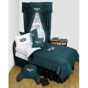  Philadelphia Eagles Dorm Bedding Comforter Set: Sports 
