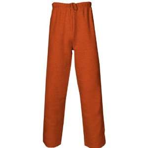   Open Bottom Fleece Pants 19 Colors TEXAS ORANGE AM