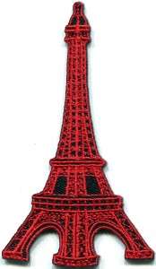 Eiffel Tower Paris France retro applique iron on patch FREE SHIP, NO 