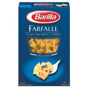 Barilla Farfalle Bow Tie Pasta 16 oz  Grocery & Gourmet 