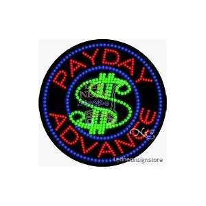 Payday Advance LED Business Sign 26 Tall x 26 Wide x 1 Deep