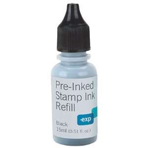 Stamp Ink Refill, Black, 15cc, EA EXP99666: Office 