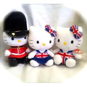   London Guard and two union jack kitties dress and vest Toys & Games