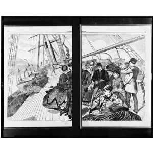 Homeward bound by Winslow Homer,1867,Ocean Travel,ships 
