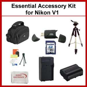  Nikon 1 V1 Mirrorless Digital Camera Includes: Soft Carrying Case 