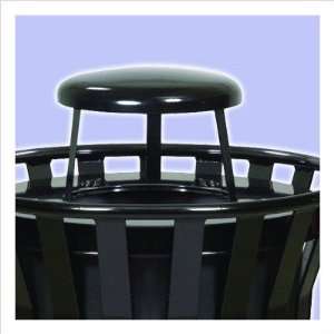  36 Gallon Trash Receptacle with Rain Cap Color: Brown: Everything Else