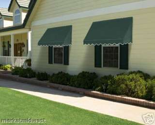 Awning for Window & Door 4,6,8 Awnings Forest Green  