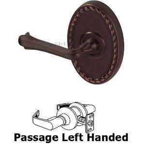  Passage claw foot left handed lever with oval rope rosette 