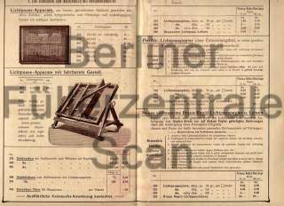 Vintage 30s drawing equipment brochure Adrian Brugger/Munich
