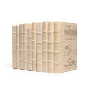  Linear Foot Solid Ivory Decorative Designer Books