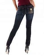 New Baby Phat Rhinestud Cats Skinny Jeans  