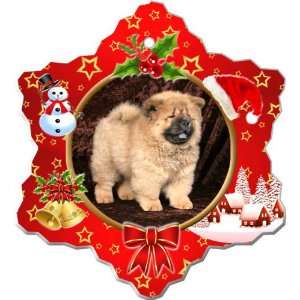  Chow Chow Porcelain Holiday Ornament