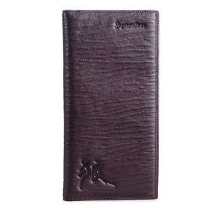   Mens Fashionable Soft Brown Premium Hide Leather Notes Wallet