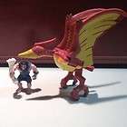 2004 Fisher Price Imaginext Dinosaur Wings Pteranodon w/ Caveman