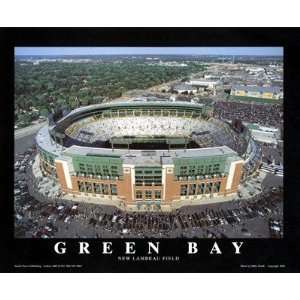  Green Bay Wisconsin New Lambeau Field   Mike Smith Art 