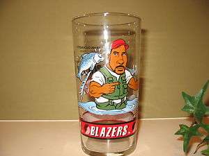 Portland Trail Blazers Drinking Glass Kevin Duckworth 92 93 Season 