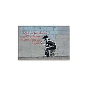  One Original Thought Worth A Thousand Quotings by Banksy 