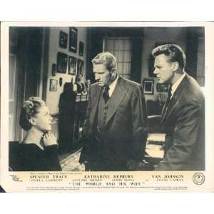  SPENCER TRACY ANGELA LANSBURY WORLD AND HIS WIFE LOBBY 