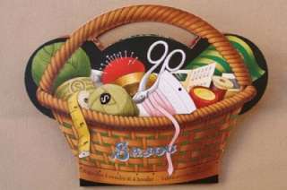 Sajou 40 Sewing Basket Embroidery Needles Folding Card  