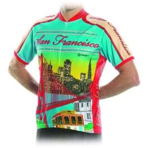 San Francisco City Bicycle Jersey Small:  Sports & Outdoors