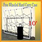 10 Pop Up Tension Fabric Trade Show Display Booth Frame Stand Pop up 