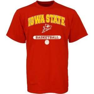   Russell Iowa State Cyclones Red Basketball T shirt