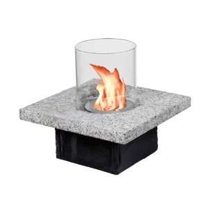  Kenroy Home Fire Stone Gel Burner Granite   Granite and 