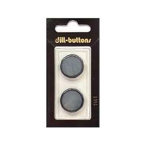  Dill Buttons 20mm Shank Blue 2 pc (6 Pack)