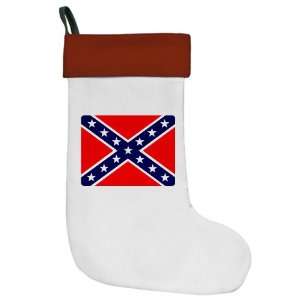    Christmas Stocking Rebel Confederate Flag HD 
