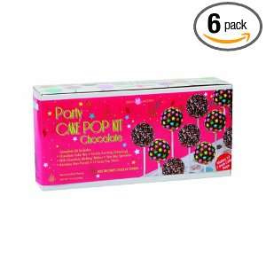 Dean Jacobs Party Cake Pop Deluxe Kit, Chocolate (Pack of 6):  