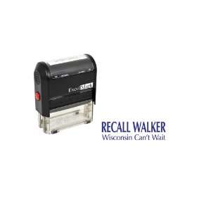  Wisconsin Recall Election Stamp   RECALL WALKER WISCONSIN 