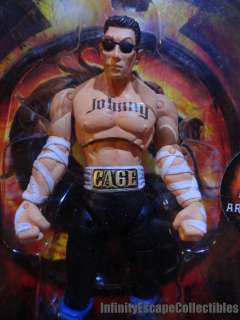 Mortal Kombat 6 inch JOHNNY CAGE MIP 2011 MK9 (Jazwares)  