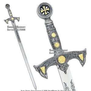   Medieval 12th Century Templar Knight Crusader Sword
