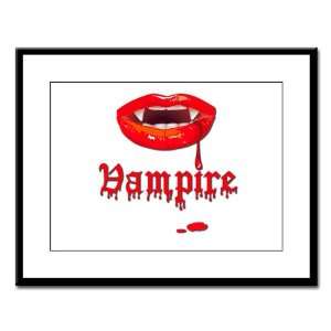 Large Framed Print Vampire Fangs Dracula: Everything Else