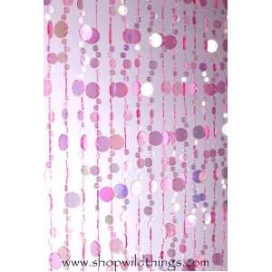  Bubbles Hot Pink Beaded Curtain: Home & Kitchen