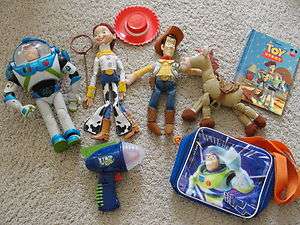Toy Story 2 Blue Buzz Lightyear Woody Talking Jesse Bullseye Lunchbox 