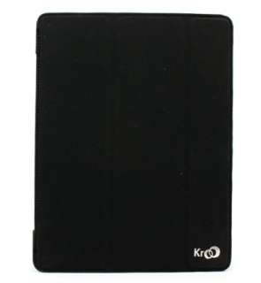 Black KROO iPad 2 Smart Magnetic Case Cover Hard Shell  
