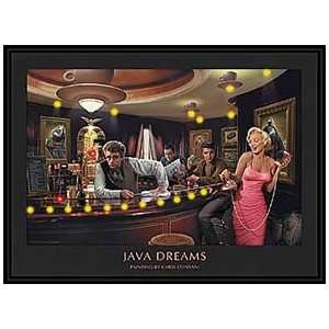 Java Dreams LED Lighted 19x25 Picture TS LED007