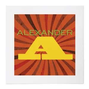  Retro Alexander 20x20 Gallery Wrapped Canvas: Baby