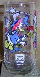 Daisy Duck and Donald Disney Pepsi Glass Vintage 6  
