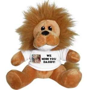  We Miss You Daddy Custom Plush Lion Toys & Games