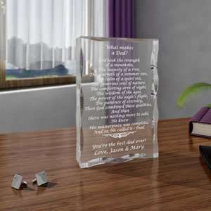  Personalized What Makes a Dad Keepsake