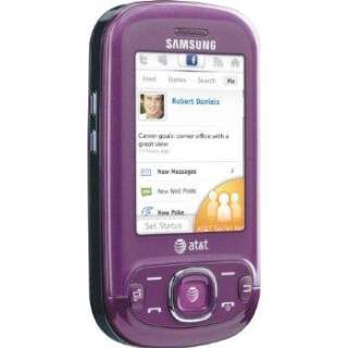 Samsung A687 Strive Purple   AT&T Great Condition 0635753482379  
