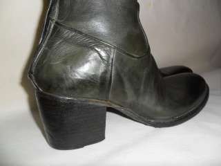 ROCCO P. WINTER WOMAN BOOTS SIZE 7 MILITARY GREEN SPECIAL EDITION HAND 