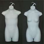 LOT OF 5 BRAND NEW FEMALE DRESS MANNEQUIN FORMS WHITE  