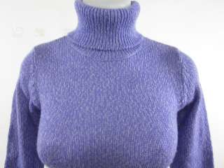 SHOSHANNA Purple Turtleneck Wool Sweater Top Sz Xs  