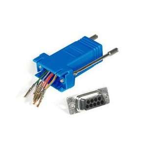  Cables To Go Rj45 To Db9 Male Modular Adapter Blue W 