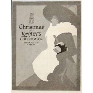  1915 Vintage Ad Lowneys Chocolates Candy Christmas 