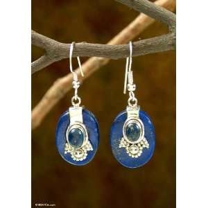  Lapis lazuli earrings, Constellations Jewelry
