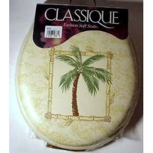  Palm Tree palmtree cushion TOILET SEAT Lid bathroom: Home 